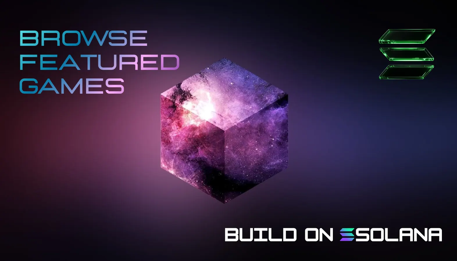 Browse featured games — build on Solana
